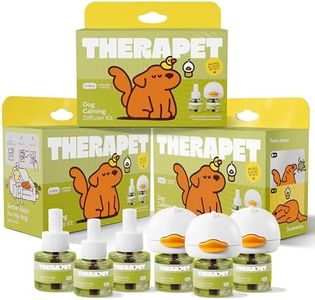 TherapetMD 3-Pack 180-Days Dog Calming Diffuser Kits - Dog Pheromone Diffuser for Stress, Destructive Behavior, Pee Accidents, Separation Anxiety, Aggression & Chewing - Each Include 180-Days Refills