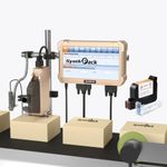Automatic Inkjet Coding Machine for Production Line, 0.5inch/12.7mm Industrial Online Inkjet Printer with 42ml Quick-Drying Ink Cartridge for Date/Batch Number/QR Code/Barcode/Logo(1 Nozzle,SL1)