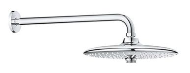 GROHE 26458000 | Euphoria 260 Head Shower with Wall Arm | 3 Sprays | Chrome