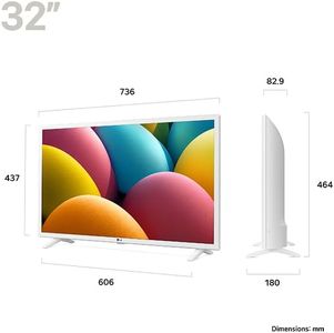 LG 32" Full HD Smart TV – LED Display, WebOS