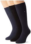 Tommy Hilfiger Men's Sock 6 Pack Ecom, black/dark navy/jeans, 62 UK