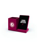 SOAR NCAA Wireless Cell Phone Charging Stand and Desktop Organizer, Alabama Crimson Tide