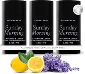 Each & Every Aluminum Free Deodorant for Women & Men - All Natural Deodorant for Sensitive Skin, EWG Verified - Clean, Baking Soda-Free, Plant-Based Fragrance, Lavender & Lemon, 2.5oz, 3-Pack