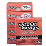 Sticky Bumps SOFTBOARD Wax - 6 Pack (Choose Temperature) (Warm/Tropical)