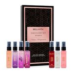 BELLAVITA Discovery Gift Set 7x8ML Eau De Parfum Perfume for Women with Floral, Fresh & Fruity Long Lasting EDP Fragrance Scent