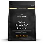 Protein Works Whey Protein 360 Extreme, Added Vitamins, Muscle Building and Recovery | High Protein, Banoffee Deluxe, 34 Servings, 1.2 kg