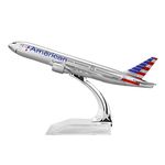 Sage Square Highly Detailed Souvenir Model Collection 1:300 American Airlines Boeing 777-223 (Er) Scale Metal Model Aircraft,White