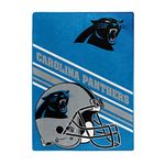NFL Carolina Panthers "Slant" Raschel Throw Blanket, 60" x 80"