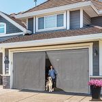 Magnetic Garage Door Screen 16x7 FT and All Other Sizes - Easy Installation - Garage Screen Doors for 2 car Garage Pull Down - Garage net Screen Double car Port - Garage Door net Screen with Magnet