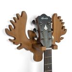 Hype String Guitar Wall Hanger || Wooden Guitar Hanger/Stand - Reindeer Horns Design || For Acoustic,Electric Guitars and Ukulele ||