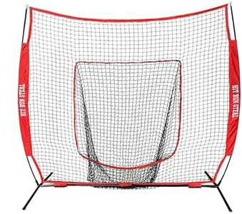 Hit Run Steal Heavy Duty Softball & Baseball Net with Carrying Bag - Perfect Hitting Net for Your Batting and Pitching Practices