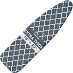 Geurrpo Ironing Board Cover and Pads Fit Standard Size 18x49 Inch Iron Boards Wide Thick Cotton Padded Heavy Duty Scorch and Heat Resistant Elastic Edge Hook and Loop Fasteners for Home Laundry