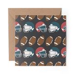 1 x Greeting Card American Football Sports Men Boys - Blank Birthday Celebration Anniversary #8367