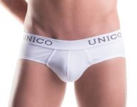 Unico 9610050100 Briefs Cristalino - White -