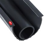 NATGAI Garage Door Seal Bottom Rubber Weatherproofing Threshold Buffering Replacement Black (1/4 Inch T-End, 16FT Long)