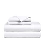 Minor Monkey 1000 Thread Count Egyptian Cotton Sheets Queen Size White 4 Piece Bed Sheets for Queen Size Bed Soft Breathable Luxury Hotel Quality Sheets Premium Long Staple Fits 16" Deep Pocket