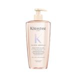 Kérastase Gloss Absolu Refillable Shampoo for All Hair Types, with Glycolic Acid, Hyaluronic Acid & Wild Rose 500ml