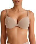 REORIA Women's Plunge Padded Nipple