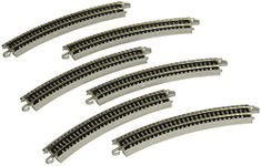 Bachmann 11.25" Radius Curved Track (6/Card) - N Scale