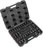 Sealey Premier 34pc 1/2"Sq Drive Impact Socket Set - Colour Coded - AK5635M