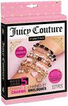 Make It Real - Juicy Couture Mini Chains and Charms - DIY Charm Bracelet Making Kit - Friendship Bracelet Kit with Charms, Beads & Cords - Arts & Crafts Bead Kit for Girls - Make 5 Bracelets