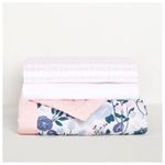 aden + anais Essentials 3-Piece Crib Bedding Set, Baby Bedding Bundle, Cotton Blanket, Crib Sheet, Crib Skirt, Flowers Bloom