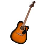 Fender California Debut Redondo Dreadnought with cutaway CE Acoustic Guitar, Spruce Top, Black Pickguard, 2-Colour Sunburst