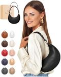 Half Moon Bag for Women - Faux Leat