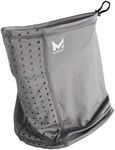 MISSION All-Season Adjustable Neck Gaiter, Charcoal - Lightweight - Ultra-Drying Fabric - Absorbs Sweat in Seconds - UPF 50 Sun Protection - Machine Washable