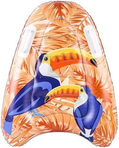 Floating Surfboard,Inflatable Surfboard with Handles,Portable Bodyboard for Kids,Lightweight Outdoor Floats Boards, Pool Float Beach Surfboard for Beach Surfing Swimming Summer Water Fun (Bird)
