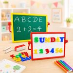 Toyshine ABC Numero Magnetic Blackboard – Educational Alphabet & Number Learning Board for Kids