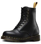 Dr. Marten's Unisex Vegan 1460 Classic Boots, Black Black Felix Rub Off 001, 7 UK Men 8 UK Women