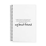 CafePress My Best Friend Journal Spiral Bound Journal Notebook, Personal Diary, Lined