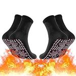 2 Pairs Self Heating Socks, Thermal Socks Foot Warmer Socks for Men Women Hiking Skiing Camping Running Fishing Outdoor Activities Anti-freezing, Comfortable & Breathable (2)