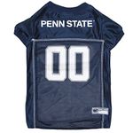 Pets First NCAA College Penn State Nittany Lions Mesh Jersey for DOGS & CATS, Size X-Small, Licensed Dog Jersey with your Favorite Football/Basketball College Team