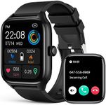 2024 Smart Watch with Bluetooth Call for Men Women, Activity Fitness Tracker with 1.96" HD Touch Screen, Blood Pressure Blood Oxygen Heart Rate Sleep Monitor Pedometer for Android iPhone