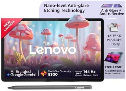 Lenovo Idea Tab Pro Matte Edition with Paper-Like 12.7" 3K Display & Pen Plus|144Hz Refresh|8GB RAM, 256GB ROM|AI-Enabled|MediaTek Dimensity 8300|4 JBL Speakers | 45W Charger|1Year ADP Free