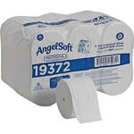 GEORGIA-PACIFIC Angel Soft Professional Series Compact Premium Embossed Coreless 2-Ply Toilet Paper, 18 Roll per Case, White (19372)