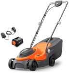 Flymo 18V SimpliMow 320 Cordless Lawn Mower – Lightweight, Quiet, Cuts up to 200m² - for medium sized UK lawns), 32cm Width, Battery & Charger
