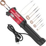 Induction Heater Bolt Removal,1300W 110V Hand Held Magnetic Induction Heater Tool with 5 Coils,Red