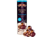 Baileys Chocolate Gift - Baileys Truffles tube 320 g - Baileys Salted Caramel Chocolate - Chocolate Gift set for him her men women - Birthday hampers for women with Thank You sticker