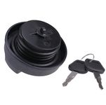 IEQFUE Lockable Tractor Fuel Cap 3786050M 14274363M 14280585M1 Compatible with Massey Ferguson Tractor JD AL113086 5400 5410 5420 6200 6300 6400 6410 6420 7420