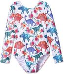 HOZIY Leotards for Girls Gymnastics Long Sleeve Gymnastics 5t Size 5-6 Year Old Dinosaur