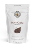 King Arthur Black Cocoa: Dutch Processed Cocoa Powder for Baking - Intense Dark Chocolate Flavor, Unsweetened, Perfect for Cakes, Cookies & Frosting - 14 oz Resealable Bag