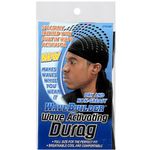 WAVE BUILDER Wave Activating Du-Rag BLACK (Model: 992)