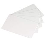 ID Zone Premium White Blank Plastic CR80 30 Mil PVC Cards for ID Badge Printers (500 Pack)