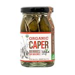 Ishka farms Organic Caperberries in Brine Ideal for antipasto Martinis Salads 190g Sauces (Ker)