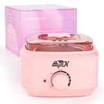 Wax Pot, BOYUJK Professional Wax Heater for Women and Men, Hair Removal Wax Warmer with See-Through Lid and 600ml Aluminum Wax Pot