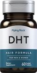 Piping Rock DHT Advanced Hair Formula | 60 Tablets | For Men and Women | Non-GMO, Gluten Free Supplement | By