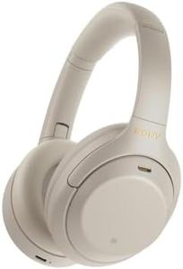Sony WH-1000XM4 Noise Cancelling Wireless Headphones - 30 hours battery life - Over Ear style - Optimised for Alexa and the Google Assistant - with built-in mic for phone calls - Silver